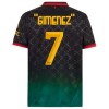 Camisola AC Milan Gimenez 7 4º Equipamento 2024-25 Manga Curta
